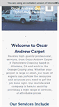 Mobile Screenshot of oscarandrewcarpet.com